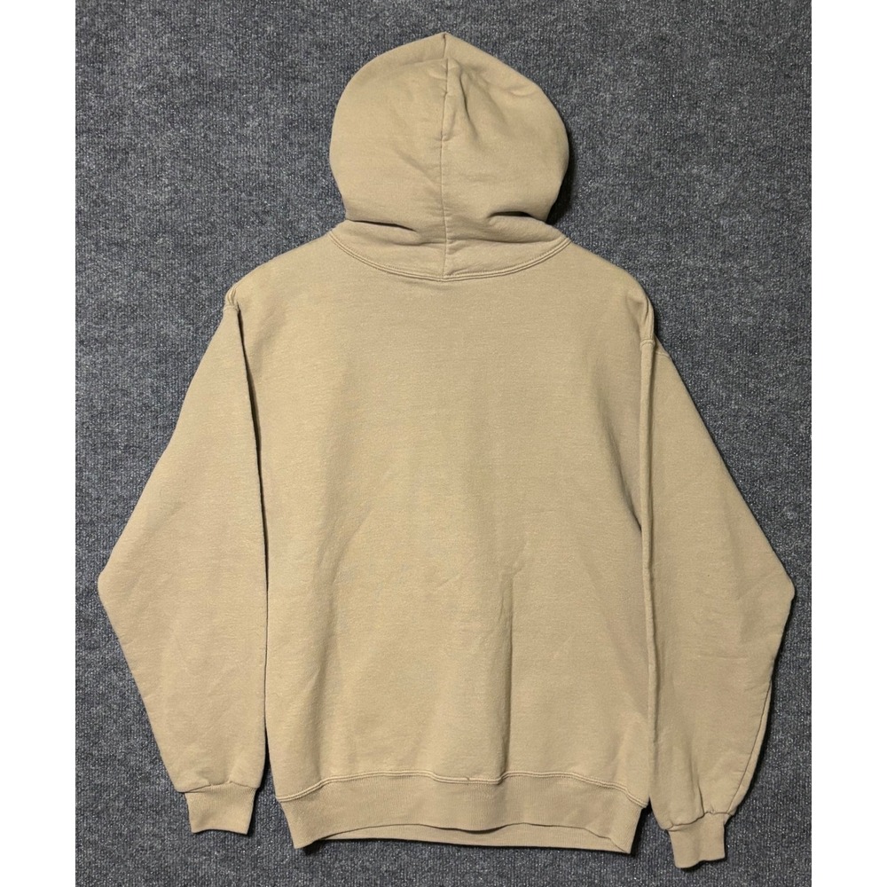 Jerzees Lancaster PA Amish Country Intercourse Hoodie Sweatshirt Mens M Tan - Picture 3 of 6